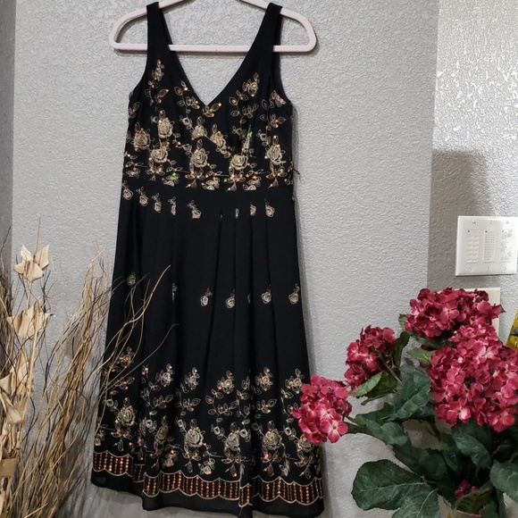 Coldwater Creek Dresses & Skirts - Coldwater creek sequined chifon lined dress #12019